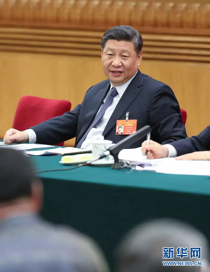 共和國是紅色的！習(xí)近平今年兩會這樣談“初心”(圖2)